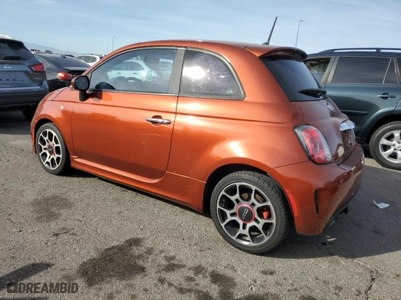 2013 FIAT 500 Turbo with VIN 3C3CFFHH1DT618739, listed as a Copart auction lot 85331074 with 78,177 mi miles and Salvage Title. Bid and sale history available at carsss.com. Image 2.