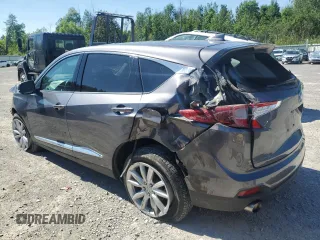 2020 Acura RDX with VIN 5J8TC2H3XLL017116, listed as a Copart auction lot 65413555 with 74,765 mi miles and Salvage title. Bid and sale history available at DreamBid. Image 2.