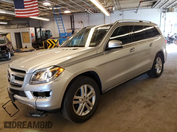 2016 Mercedes-Benz GL with VIN 4JGDF6EE9GA712675, listed as a Copart auction lot 77591294 with 164,208 mi miles and Salvage Title. Bid and sale history available at carsss.com. Image 1.