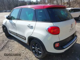 2017 FIAT 500L Trekking with VIN ZFBCFADH2HZ038986, listed as a IAAI auction lot 41781111 with 42,722 mi miles and . Bid and sale history available at DreamBid. Image 3.