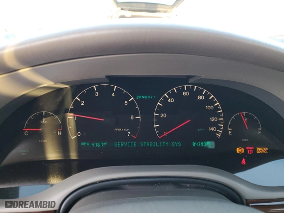 2003 Cadillac Seville Luxury SLS with VIN 1G6KS54Y23U286305, listed as a Copart auction lot 85354934 with 84,390 mi miles and Salvage Title. Bid and sale history available at carsss.com. Image 9.