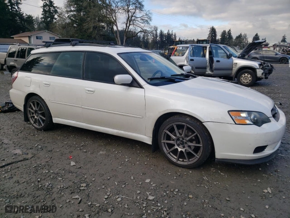 2005 Subaru Legacy Wagon (Natl) with VIN 4S3BP616657312428, listed as a Copart auction lot 89338005 with 78,617 mi miles and Salvage Title. Bid and sale history available at carsss.com. Image 4.