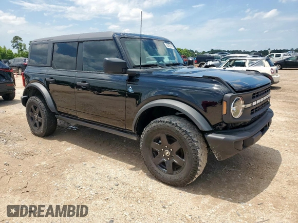 2023 Ford Bronco z VIN 1FMDE5BH0PLB83665, wystawiony jako Copart lot #60420145 z przebiegiem 16 678 mil mil oraz Czysty tytuł • Clean title. Historia ofert i sprzedaży dostępna na DreamBid. Obrazek 4.