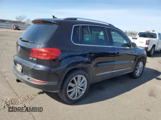 2012 Volkswagen Tiguan SE with VIN WVGAV7AX3CW605413, listed as a Copart auction lot 49847145 with 143,499 mi miles and Salvage Title. Bid and sale history available at DreamBid. Image 3.