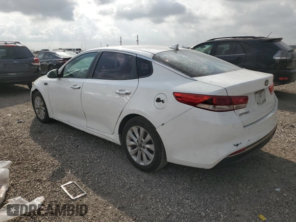 2017 Kia Optima LX z VIN 5XXGT4L34HG139643, wystawiony jako Copart lot #54663845 z przebiegiem 188 053 mil mil oraz Szkoda całkowita • Salvage title. Historia ofert i sprzedaży dostępna na DreamBid. Obrazek 2.