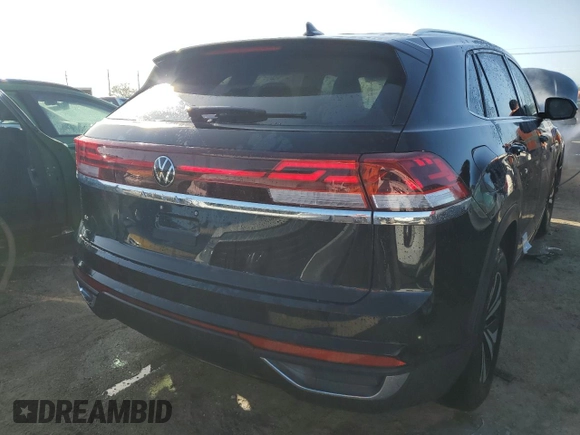 2024 Volkswagen Atlas SE with VIN 1V2DE2CA9RC234263, listed as a Copart auction lot 74840754 with 12,247 mi miles and Non repairable. Bid and sale history available at DreamBid. Image 6.