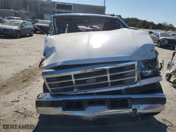 1995 Ford F-250 with VIN 1FTHX25F7SEA83455, listed as a Copart auction lot 76370784 with 0 mi miles and Salvage Title. Bid and sale history available at carsss.com. Image 5.