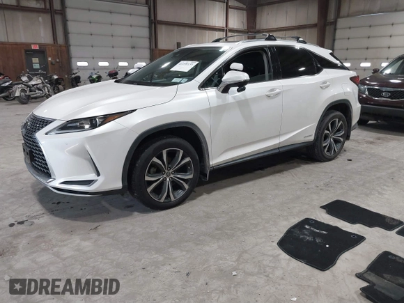 2020 Lexus RX with VIN 2T2HGMDA9LC043542, listed as a IAAI auction lot 41498131 with 63,689 mi miles. Bid and sale history available at carsss.com. Image 2.