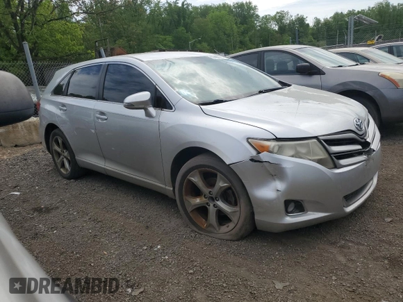 2013 Toyota Venza LE with VIN 4T3ZK3BB3DU054220, listed as a Copart auction lot 55400025 with 372,047 mi miles and Salvage Title. Bid and sale history available at carsss.com. Image 4.