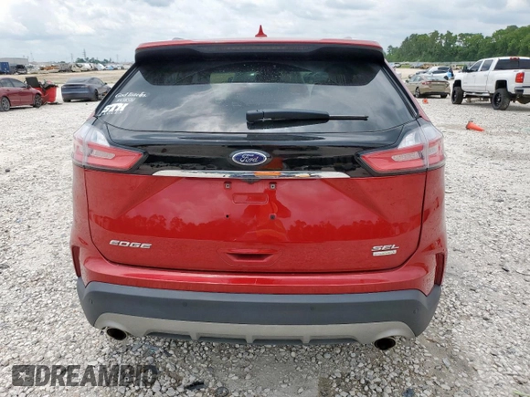 2020 Ford Edge SEL with VIN 2FMPK3J94LBA97645, listed as a Copart auction lot 59219625 with 43,349 mi miles and Salvage title. Bid and sale history available at DreamBid. Image 6.