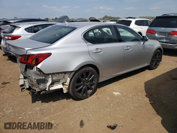 2013 Lexus GS 350 with VIN JTHCE1BL7D5000922, listed as a Copart auction lot 66802844 with 134,482 mi miles and Salvage Title. Bid and sale history available at carsss.com. Image 3.