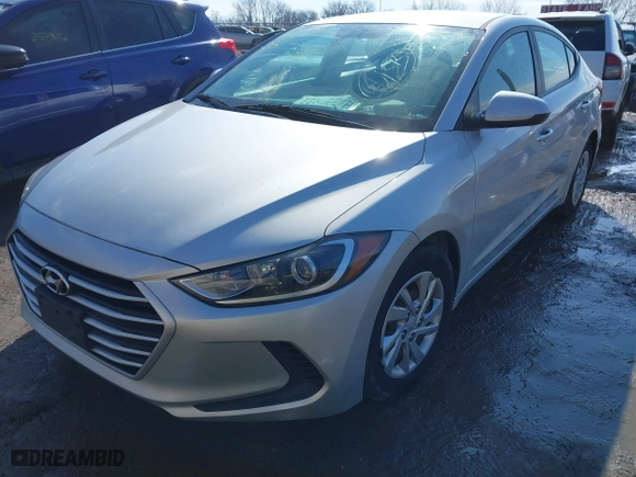 2017 Hyundai Elantra SE with VIN KMHD74LFXHU367332, listed as a IAAI auction lot 41652651 with 110,101 mi miles. Bid and sale history available at carsss.com. Image 17.