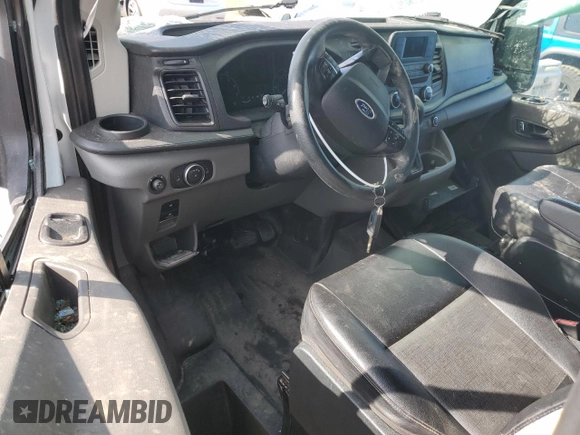 2023 Ford Transit Cargo with VIN 1FTBR3U85PKA70415, listed as a Copart auction lot 47869205 with 68,379 mi miles and Salvage Title. Bid and sale history available at DreamBid. Image 8.