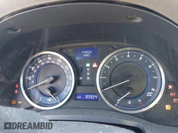 2012 Lexus IS 250 with VIN JTHCF5C29C5057616, listed as a IAAI auction lot 42016305 with 83,924 mi miles and . Bid and sale history available at DreamBid. Image 7.