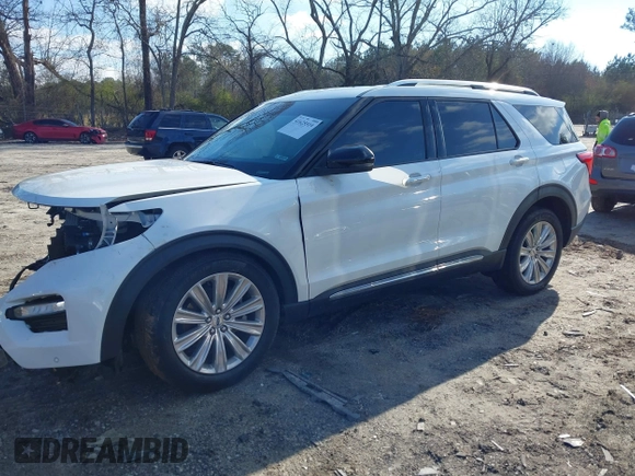 2023 Ford Explorer Limited with VIN 1FMSK7FH8PGC03224, listed as a IAAI auction lot 41625519 with 22,123 mi miles. Bid and sale history available at carsss.com. Image 2.