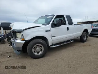 2002 Ford F-250 XL with VIN 1FTNX20F02EB92592, listed as a Copart auction lot 55834145 with 299,524 mi miles and Salvage title. Bid and sale history available at DreamBid. Image 1.