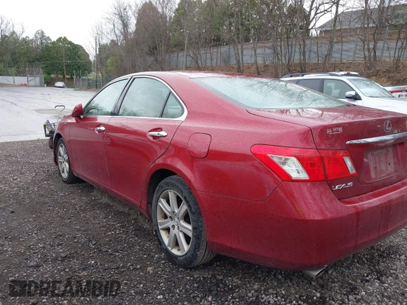 2009 Lexus ES 350 with VIN JTHBJ46G492275498, listed as a IAAI auction lot 42080324 with 122,758 mi miles. Bid and sale history available at carsss.com. Image 3.
