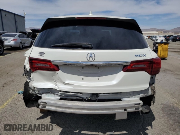 2019 Acura MDX with VIN 5J8YD3H34KL008337, listed as a Copart auction lot 53061655 with 66,561 mi miles and Salvage Title. Bid and sale history available at carsss.com. Image 6.