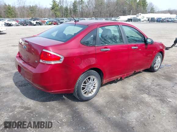 2011 Ford Focus SE with VIN 1FAHP3FN0BW139862, listed as a IAAI auction lot 41906585 with 56,774 mi miles. Bid and sale history available at carsss.com. Image 4.