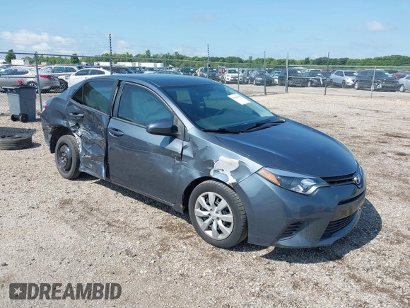 2016 Toyota Corolla L with VIN 5YFBURHE5GP508644, listed as a IAAI auction lot 42516704 with 173,110 mi miles and . Bid and sale history available at DreamBid. Image 1.