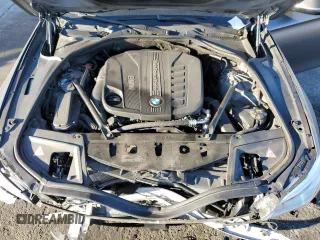 2014 BMW 5 Series 535d with VIN WBAXA5C58ED690545, listed as a Copart auction lot 46672495 with 161,998 mi miles and Salvage Title. Bid and sale history available at carsss.com. Image 12.