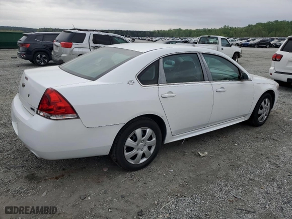 2012 Chevrolet Impala Police Police with VIN 2G1WD5E38C1289287, listed as a Copart auction lot 52767185 with 101,334 mi miles and Clean Title. Bid and sale history available at carsss.com. Image 3.