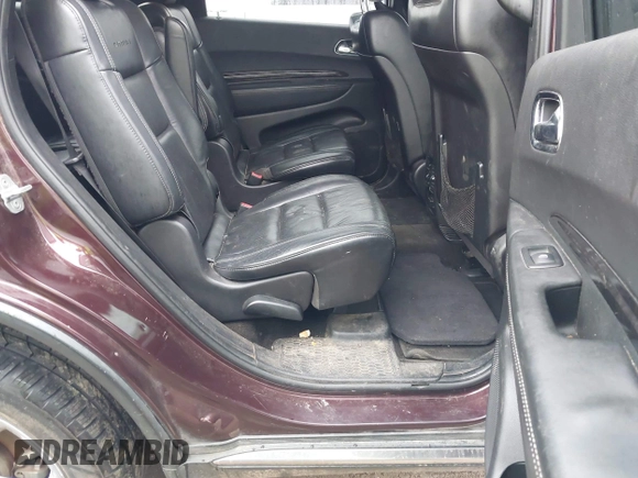 2012 Dodge Durango Citadel with VIN 1C4RDHEGXCC257282, listed as a IAAI auction lot 41043994 with 235,417 mi miles and . Bid and sale history available at DreamBid. Image 8.