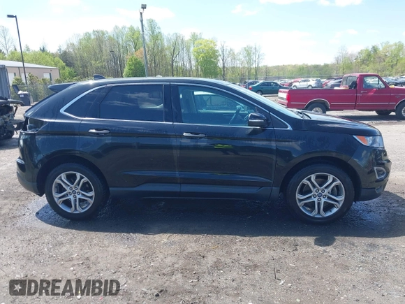 2015 Ford Edge Titanium with VIN 2FMTK4K92FBB42637, listed as a IAAI auction lot 41968659 with 99,667 mi miles. Bid and sale history available at carsss.com. Image 14.