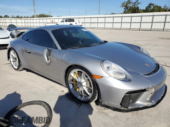 2018 Porsche 911 GT3 with VIN WP0AC2A92JS174646, listed as a Copart auction lot 80359474 with Not Provided miles and Non Repairable. Bid and sale history available at DreamBid. Image 4.