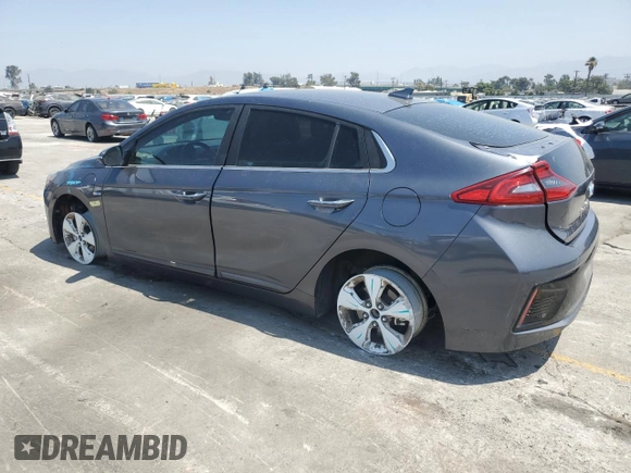 2019 Hyundai Ioniq Limited with VIN KMHC75LD2KU146671, listed as a Copart auction lot 61872035 with 78,158 mi miles and Salvage title. Bid and sale history available at DreamBid. Image 2.