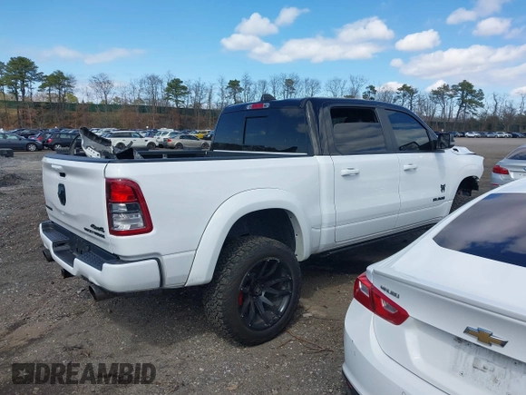 2022 Ram 1500 Big Horn with VIN 1C6SRFFT7NN204928, listed as a IAAI auction lot 41991645 with 15,597 mi miles. Bid and sale history available at carsss.com. Image 13.