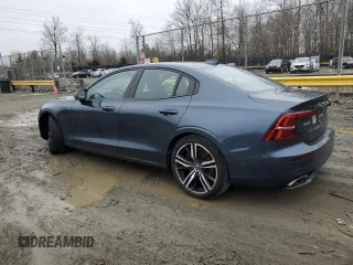 2019 Volvo S60 R-Design with VIN 7JRBR0FM3KG017556, listed as a Copart auction lot 40569944 with 29,744 mi miles. Bid and sale history available at carsss.com. Image 2.