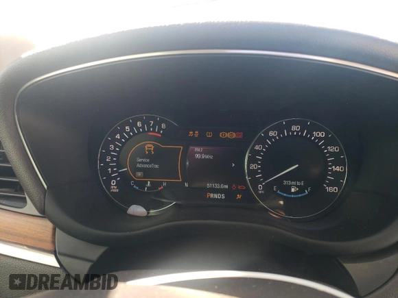 2016 Lincoln MKC Reserve with VIN 5LMCJ3D98GUJ21407, listed as a Copart auction lot 46851895 with 51,133 mi miles and Salvage title. Bid and sale history available at DreamBid. Image 9.
