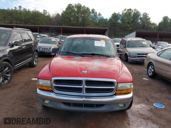 2001 Dodge Dakota Sport with VIN 1B7HL2AN71S275418, listed as a IAAI auction lot 41256157 with 252,468 mi miles. Bid and sale history available at carsss.com. Image 6.