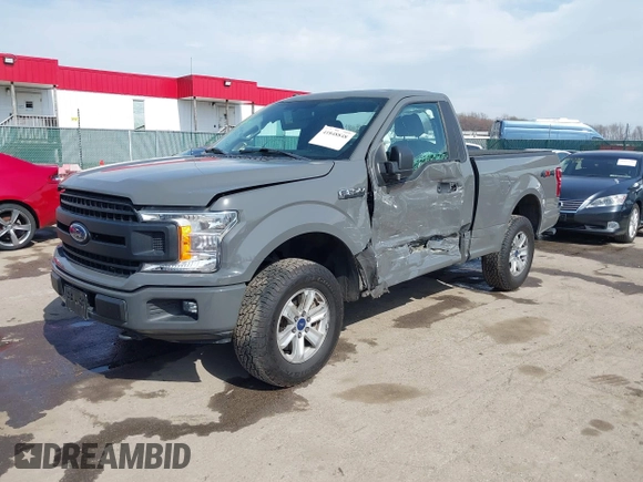 2018 Ford F-150 XL with VIN 1FTMF1EP6JFB62256, listed as a IAAI auction lot 41848848 with 65,108 mi miles and . Bid and sale history available at DreamBid. Image 18.