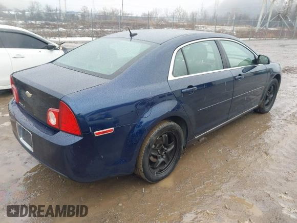 2010 Chevrolet Malibu 1LT with VIN 1G1ZC5EB0AF149358, listed as a IAAI auction lot 41161293 with 162,879 mi miles and . Bid and sale history available at DreamBid. Image 4.