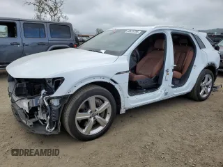 2019 Audi e-tron Premium Plus z VIN WA1LAAGE5KB022305, wystawiony jako Copart lot #50629785 z przebiegiem 56 338 mil mil oraz Szkoda całkowita • Salvage title. Historia ofert i sprzedaży dostępna na DreamBid. Obrazek 1.