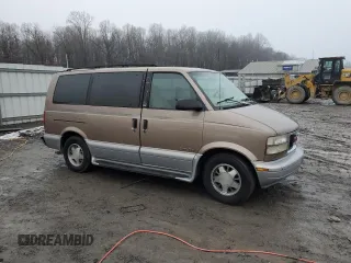 2000 GMC Safari with VIN 1GKDM19W9YB537215, listed as a Copart auction lot 44083255 with 230,032 mi miles and Salvage Title. Bid and sale history available at carsss.com. Image 4.