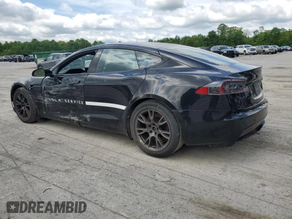 2021 Tesla Model S Long Range z VIN 5YJSA1E52MF428241, wystawiony jako Copart lot #57302035 z przebiegiem 67 775 mil mil oraz Szkoda całkowita • Salvage title. Historia ofert i sprzedaży dostępna na DreamBid. Obrazek 2.
