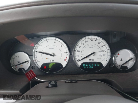 2005 Chrysler Sebring Limited with VIN 1C3EL65R55N705544, listed as a IAAI auction lot 42047691 with 141,136 mi miles and . Bid and sale history available at DreamBid. Image 7.