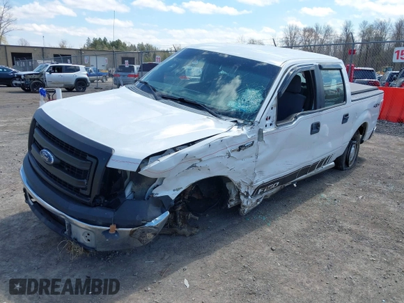 2014 Ford F-150 XL with VIN 1FTFW1EF0EKG24050, listed as a IAAI auction lot 42074584 with 129,448 mi miles and . Bid and sale history available at DreamBid. Image 20.