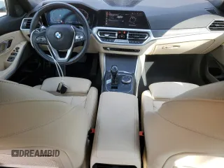 2020 BMW 3 Series 330i xDrive with VIN 3MW5R7J01L8B10663, listed as a Copart auction lot 56383485 with 74,543 mi miles and Salvage title. Bid and sale history available at DreamBid. Image 8.