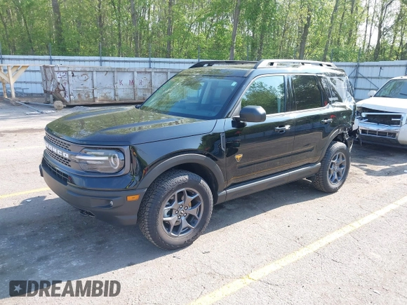 2022 Ford Bronco Sport Badlands z VIN 3FMCR9D95NRD81024, wystawiony jako IAAI lot #42255256 z przebiegiem 15 234 mil mil oraz . Historia ofert i sprzedaży dostępna na DreamBid. Obrazek 20.