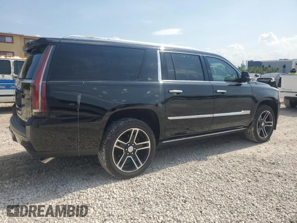 2018 Cadillac Escalade ESV Premium Luxury z VIN 1GYS3JKJ9JR167315, wystawiony jako Copart lot #57799685 z przebiegiem 84 708 mil mil oraz Szkoda całkowita • Salvage title. Historia ofert i sprzedaży dostępna na DreamBid. Obrazek 3.