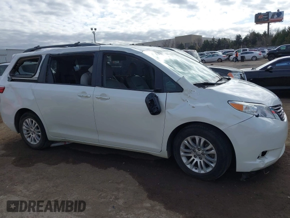 2016 Toyota Sienna XLE with VIN 5TDYK3DC8GS738204, listed as a IAAI auction lot 41105430 with 109,248 mi miles. Bid and sale history available at carsss.com. Image 13.