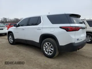 2022 Chevrolet Traverse LS with VIN 1GNEVFKW3NJ194785, listed as a Copart auction lot 89382785 with 30,809 mi miles and Salvage Title. Bid and sale history available at carsss.com. Image 2.