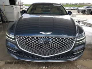 2021 Genesis G80 3.5T Prestige with VIN KMTGC4SD0MU047123, listed as a Copart auction lot 78624884 with 74,884 mi miles and Non Repairable. Bid and sale history available at carsss.com. Image 5.