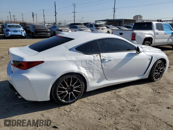 2015 Lexus RC F F z VIN JTHHP5BC9F5000706, wystawiony jako Copart lot #52458725 z przebiegiem 57 949 mil mil oraz Tytuł czysty. Historia ofert i sprzedaży dostępna na DreamBid. Obrazek 3.