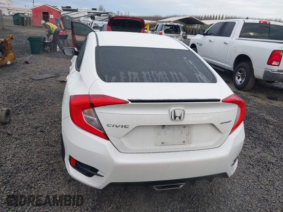 2020 Honda Civic Sedan Sport with VIN 19XFC2F87LE216756, listed as a IAAI auction lot 41640875 with 45,666 mi miles. Bid and sale history available at carsss.com. Image 17.