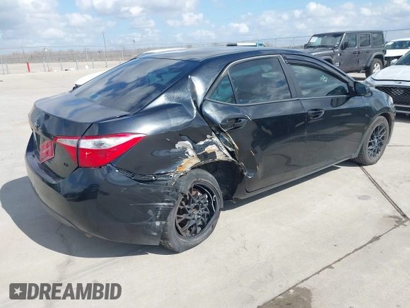 2015 Toyota Corolla L with VIN 5YFBURHE3FP307047, listed as a IAAI auction lot 41525250 with 181,605 mi miles and . Bid and sale history available at DreamBid. Image 4.